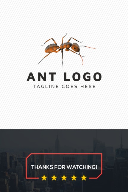 Template #70909 Animal Ant Webdesign Template - Logo template Preview