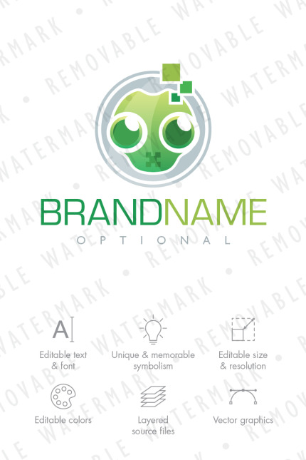 Template #70911 Alien Reptile Webdesign Template - Logo template Preview