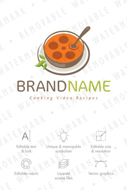 Template #70913 Film Food Webdesign Template - Logo template Preview