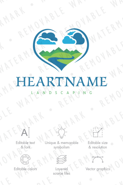 Template #70917 Mountain Hill Webdesign Template - Logo template Preview