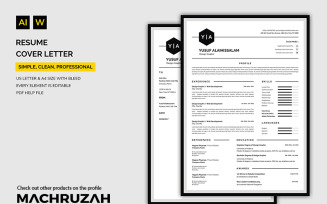 Yusuf - Cover Letter / Resume Template