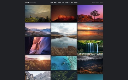Photto - Photographer Blog Elementor WordPress Theme