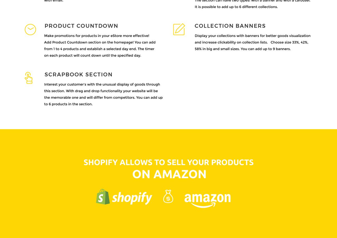 фруктовые подарки shopify тема