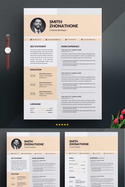 Template #71133 Template Cv Webdesign Template - Logo template Preview