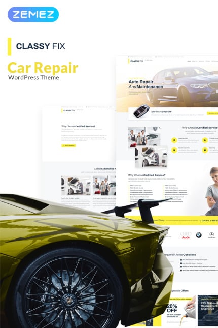 Template #71180 Automobile Vehicle Webdesign Template - Logo template Preview