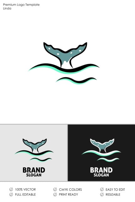 Template #71192 Boat Fish Webdesign Template - Logo template Preview