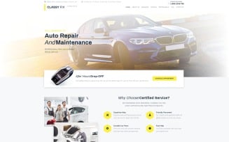 Classy Fix - Car Repair WordPress Elementor Theme