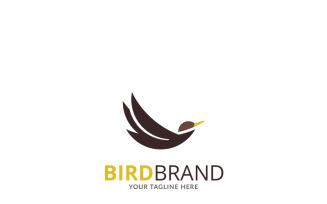 Flying Bird Brand Logo Template
