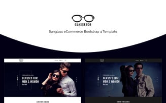 Glassesco - Glasses eCommerce Bootstrap5 Website Template