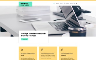 Interco Internet - Provider Joomla Template