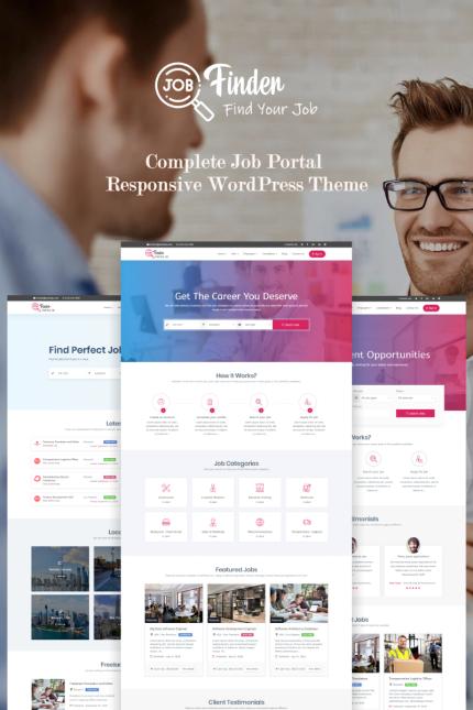Template #71206 Job Board Webdesign Template - Logo template Preview