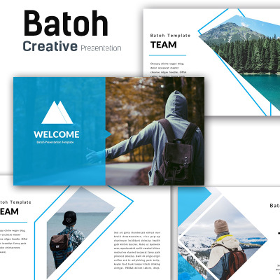 PowerPoint Template #71208 Batoh Modern