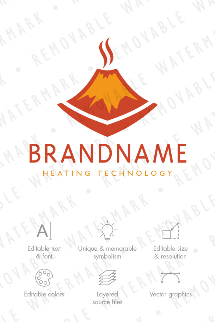 Template #71215 Hot Earth Webdesign Template - Logo template Preview