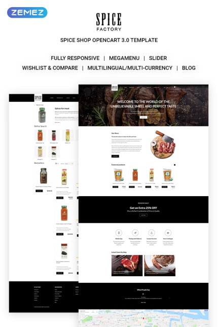 Template #71227 Ecommerce Food Webdesign Template - Logo template Preview