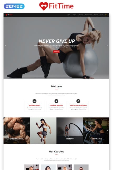 Kit Graphique #71255 Fitness Fort Web Design - Logo template Preview