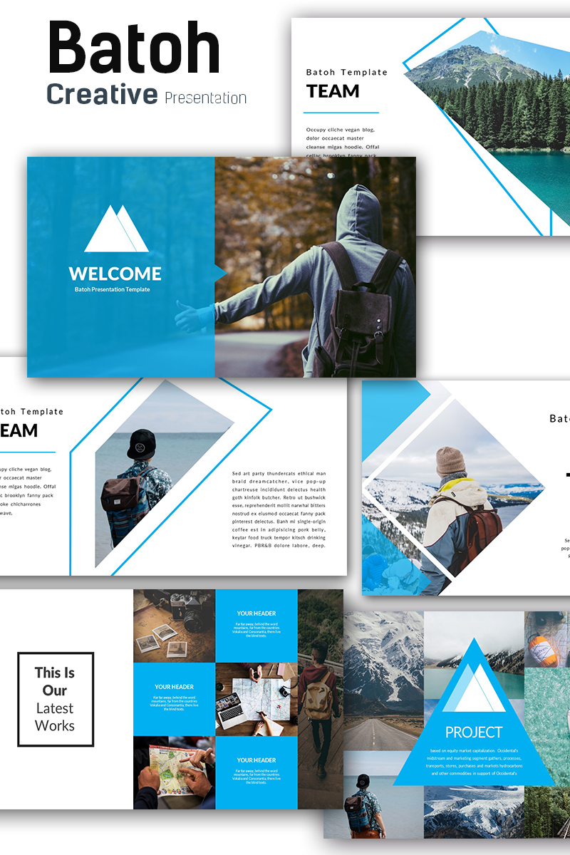 Tema PowerPoint #71208 "Batoh Modern" - screenshot