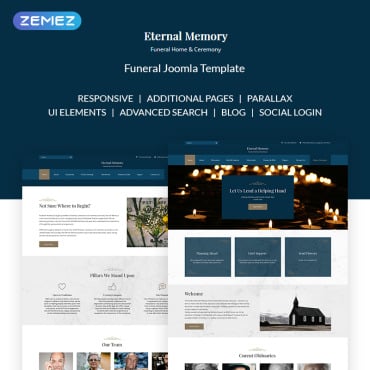 Funeral Joomla Joomla Templates 71311