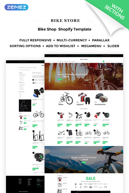 Template #71319 Bike Ecommerce Webdesign Template - Logo template Preview