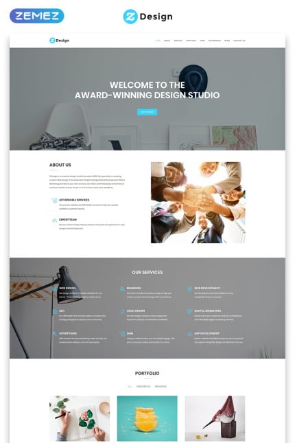 Template #71322 Special Parallax Webdesign Template - Logo template Preview