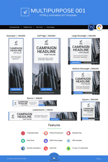 Template #71361 Business Corporate Webdesign Template - Logo template Preview