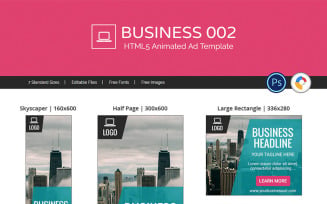 Business 002 - HTML5 Ad Animated Banner