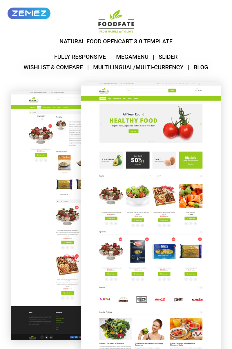 FOODFATE - Efficient Online Food Store №71313