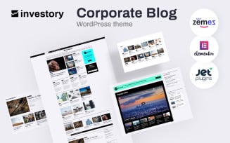 Investory - Corporate Blog WordPress Elementor Theme