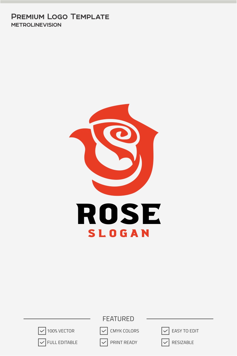 Rose Logo Template #71394