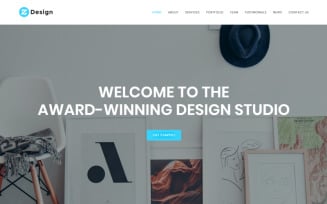 Z Design - Design Studio HTML Landing Page Template