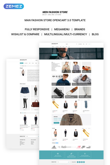 Template #71447 Blog Ecommerce Webdesign Template - Logo template Preview