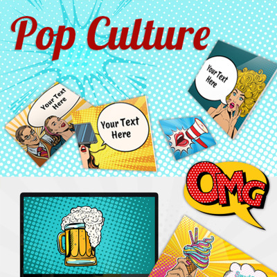 Pop & Retro Presentation PowerPoint Template