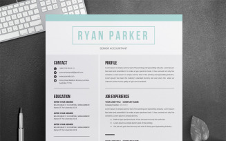 Ryan Parker Professional Resume Template