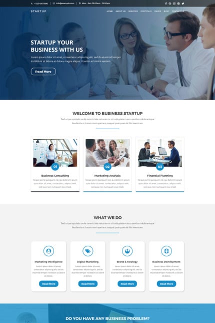 Template #71518 Blog Business Webdesign Template - Logo template Preview