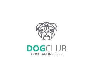 Dog Club Design Logo Template