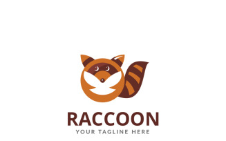 Raccoon Design Logo Template