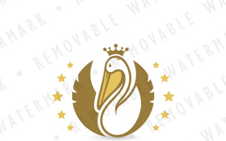 Royal Pelican Logo Template