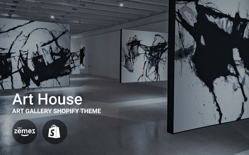 Tema Shopify "Art House - Art Gallery" #71506