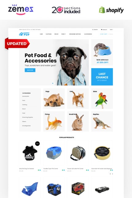 Template #71619 Pet Shop Webdesign Template - Logo template Preview