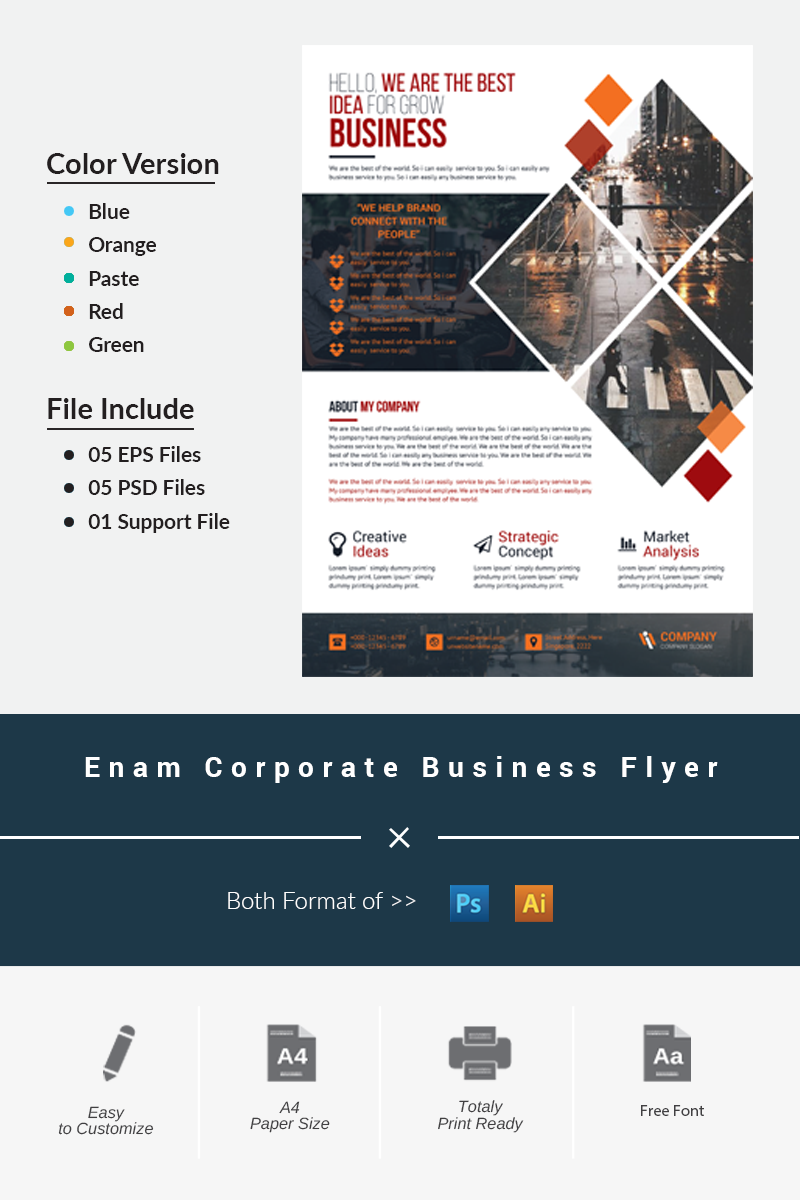 Enam Business Flyer - Corporate Identity Template