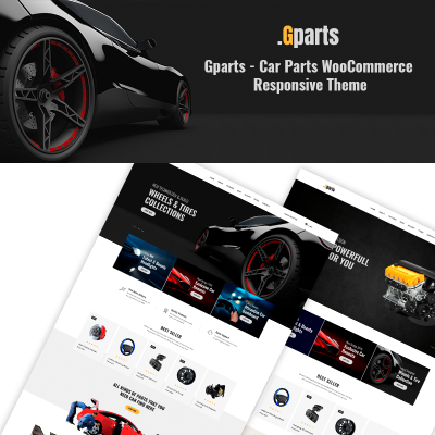 Gparts - Car Parts Responsive Tema WooCommerce №71662 #71662