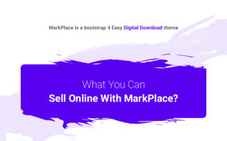 MarkPlace - Bootstrap 4 Digital Marketplace Website Template