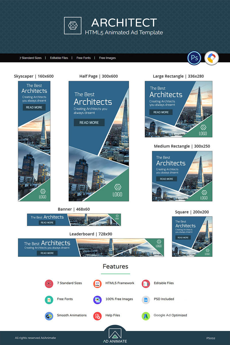 Professional Services Architect Ad Banner Animated Banner 71689