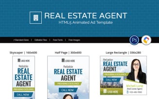 Real Estate | Reliable Agent Banner Animated Banner