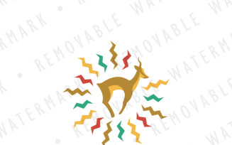 Springbok Sun Logo Template