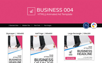 Business 004 HTML5 Ad Animated Banner