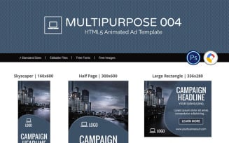 Multipurpose Banner (MU004) - Ad Animated Banner