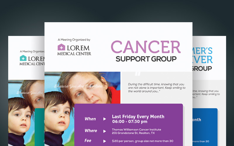 Support Group Flyer - Corporate Identity Template
