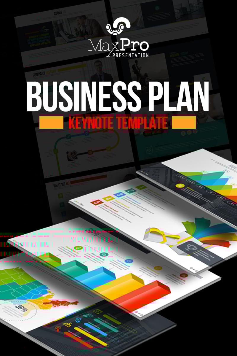 "Business Plan Presentation" modèle Keynote Premium #71861 - screenshot
