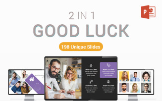 Good Luck 2 in 1 PowerPoint template