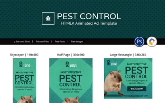 Professional Services | Pest Control Animated Banner